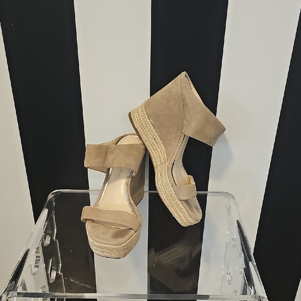 Jessica Simpson Tan Wedge Sandals